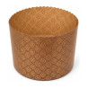 Stampo per panettone alto in carta da forno leggera 800 g Ø 16,5 x 11 cm Del Pin