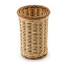Portagrissini tondo Prestige in polipropilene effetto vimini Ø 12 cm alto 15 cm lavabile Leone