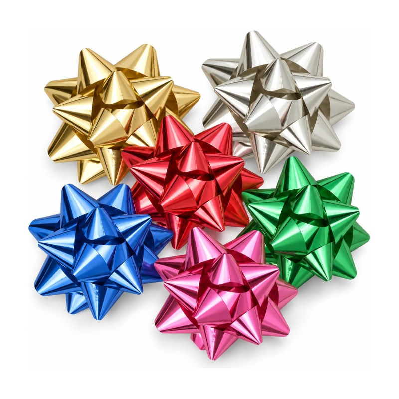 Stella regalo Splendid metallizzata Ø 5 cm a pezzo, oro o blu Brizzolari