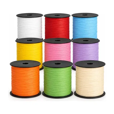 Nastro regalo Polysilk Mat opaco effetto carta increspata rocchetto 50 m Italpak