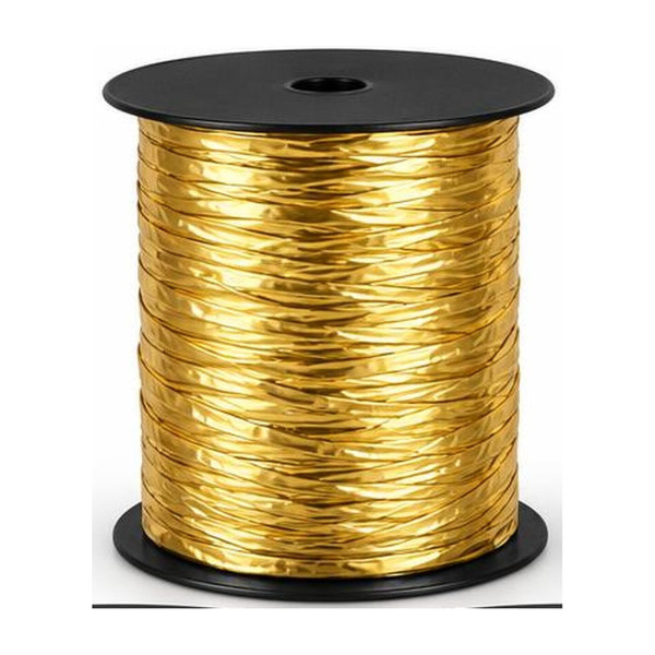Nastro regalo Polysilk Metal metallizzato increspato rocchetto 50 m Italpak - oro