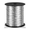 Nastro regalo Polysilk Metal metallizzato increspato rocchetto 50 m Italpak - argento