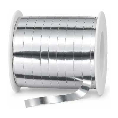 Nastro regalo Splendid metallizzato argento 10 mm x 250 m in rotolo Brizzolari