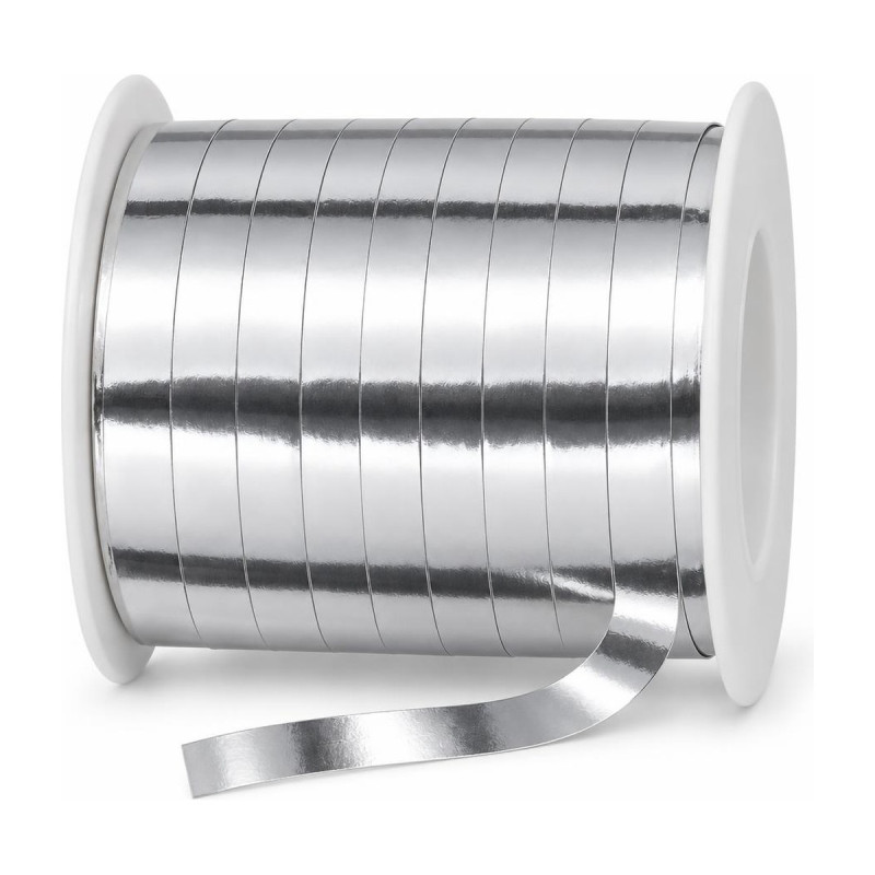 Nastro regalo Splendid metallizzato argento 10 mm x 250 m in rotolo Brizzolari
