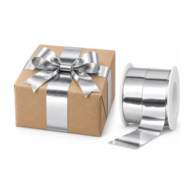Nastro regalo Splendid metallizzato 50 mm x 100 m in rotolo, 7 colori Brizzolari