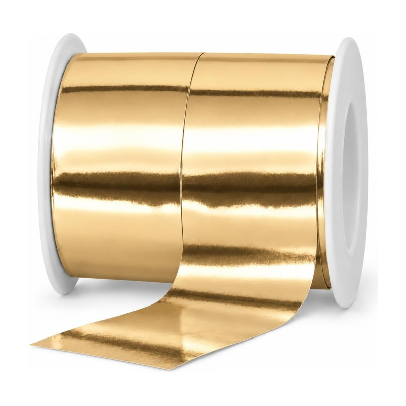 Nastro regalo Splendid metallizzato 50 mm x 100 m in rotolo, 7 colori Brizzolari