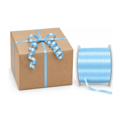 Nastro regalo linea E in polipropilene lucido 5 mm x 500 m in rotolo, 7 colori Brizzolari