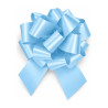 Coccarda regalo a strappo maxi linea E Ø 25 cm, nastro 70 mm, 5 colori Brizzolari