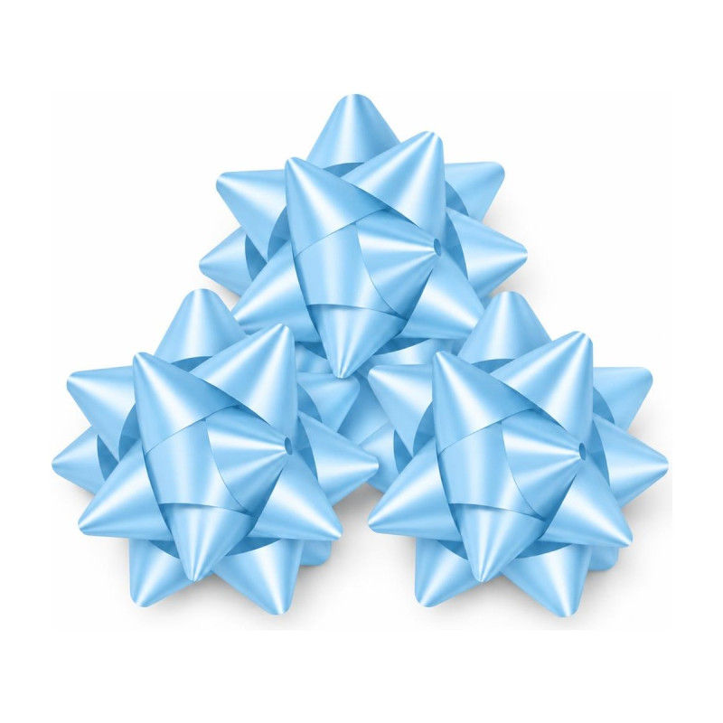 Stelle regalo linea E Ø 3,5 cm in confezione da 100, 12 colori Brizzolari