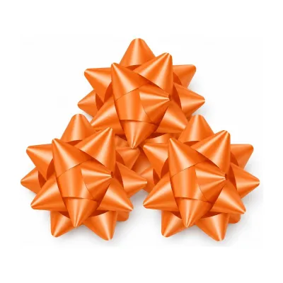 Stelle regalo linea E Ø 9 cm in confezione da 70, 3 colori Brizzolari