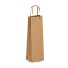 Busta portabottiglie in carta 16+7x39 cm con maniglia ritorta, 8 colori, per 1 bottiglia