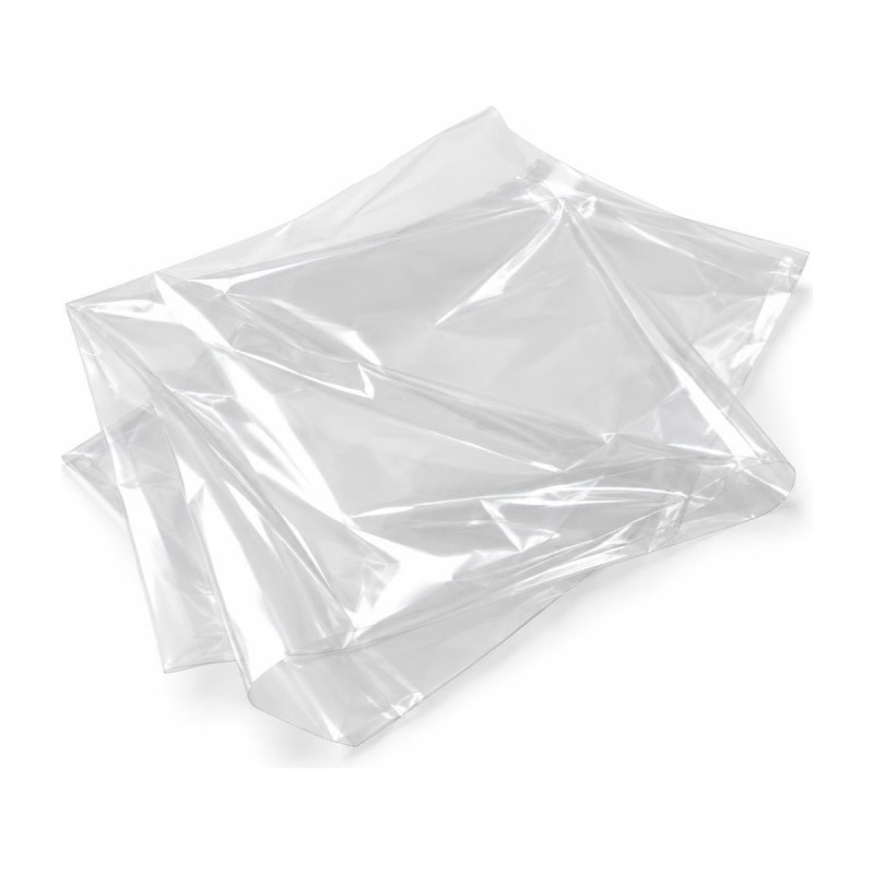 Fogli di cellophane trasparente 100x130 cm per cesti, panettoni e fiori, confezione da 25 CWR