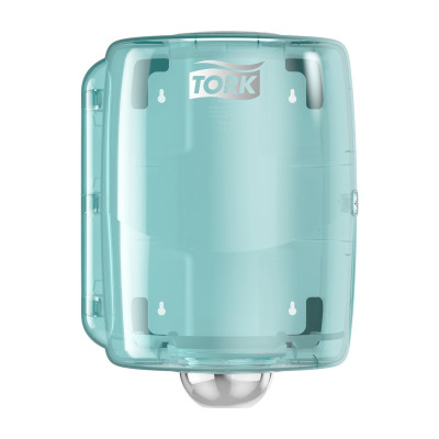 Dispenser Tork Performance W2 Maxi per bobine Combi Roll bianco e turchese