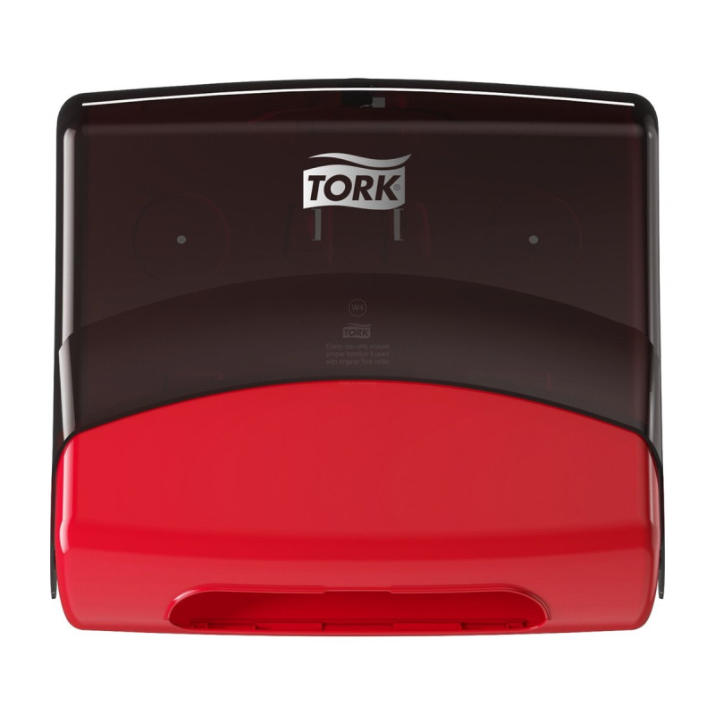 Dispenser per panni piegati Tork Performance W4 rosso e grigio
