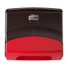 Dispenser per panni piegati Tork Performance W4 rosso e grigio