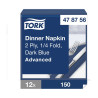 Tovaglioli di carta blu scuro doppio velo Tork Dinner 39x39 cm - 150 pz