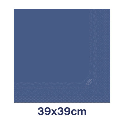 Tovaglioli di carta blu scuro doppio velo Tork Dinner 39x39 cm - 150 pz