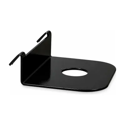 Supporto in metallo nero per flacone di gel igienizzante mani con pompa Medial Totem Plus