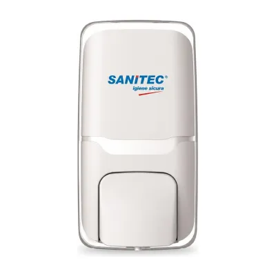 Dispenser manuale per sapone liquido o gel mani a rabbocco Sanitec Easy Soap bianco