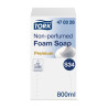 Ricarica sapone in schiuma Tork Premium S34 senza profumo 800 ml per dispenser Tork schiuma