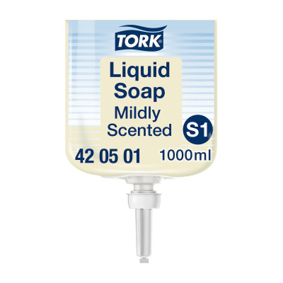 Ricarica sapone liquido delicato Tork Premium S1 1000 ml per dispenser Tork sapone liquido