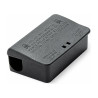 Erogatore per esche topicide Orma Masterbox Mini nero con chiave di sicurezza 13x8x5 cm