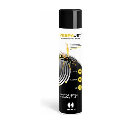 Insetticida spray per vespe e calabroni Orma Vespajet 750 ml con getto fino a 5 metri