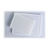 Tagliere professionale in polietilene bianco 29x44x1 cm per alimenti Leone
