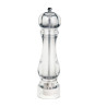 Macinino per sale o pepe in plexiglass tondo con testa in acciaio h 20 cm Leone