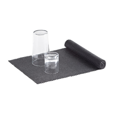 Tappeto antiscivolo nero 30x110 cm per bancone bar Leone