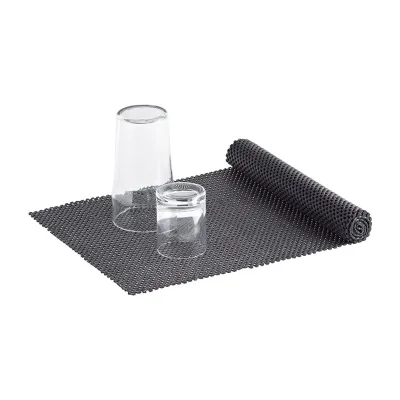 Tappeto antiscivolo nero 30x110 cm per bancone bar Leone