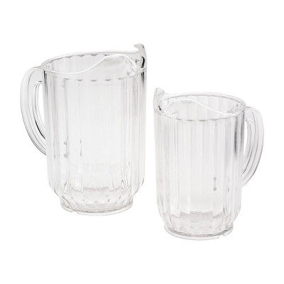 Caraffa trasparente in SAN 950 ml infrangibile per acqua e bevande Leone