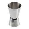 Jigger misurino da bar in acciaio inox 2 e 4 cl per cocktail Leone
