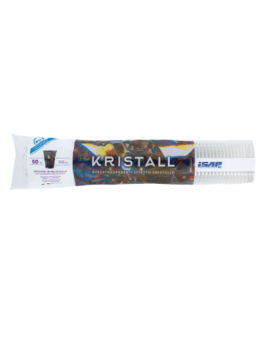 Bicchieri Kristall 250ml Trasparente - 50pz