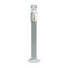 Piantana per dispenser automatici di gel e disinfettante mani Orma 120 cm