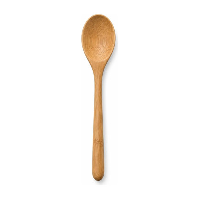 Cucchiai in bamboo naturale 19,5 cm riutilizzabili - 6 pz Leone