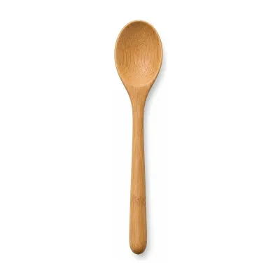 Cucchiai in bamboo naturale 19,5 cm riutilizzabili - 6 pz Leone