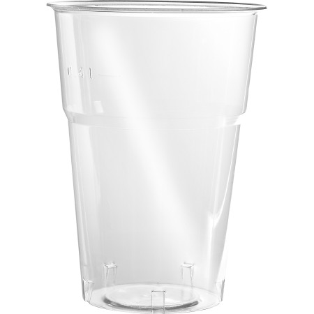 Bicchieri di plastica rigida trasparenti Kristall 575 ml - 40 pz