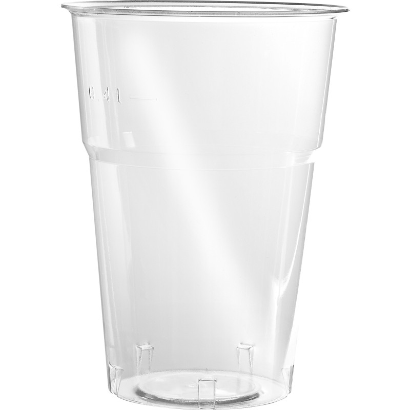 Bicchieri di plastica rigida trasparenti Kristall 575 ml - 40 pz