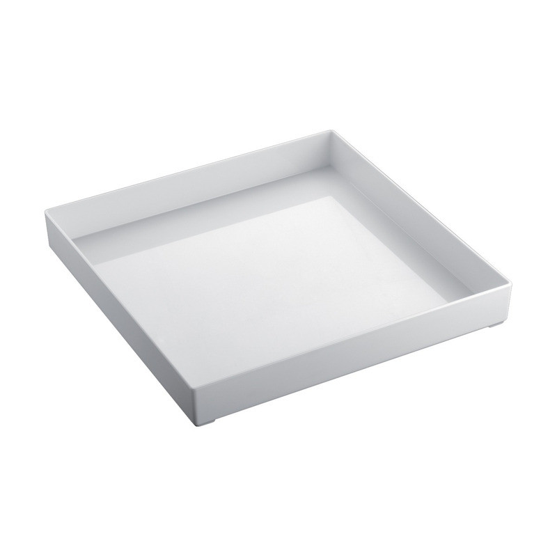 Vassoio Fashion in SAN bianco 30x30 cm per buffet e finger food