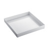 Vassoio Fashion in SAN bianco 30x30 cm per buffet e finger food