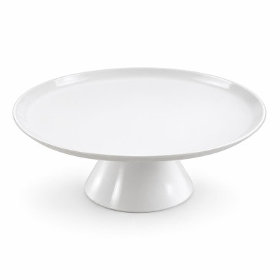 Alzata per torte in melamina bianca Le Perle Ø 35 x 10 cm Leone