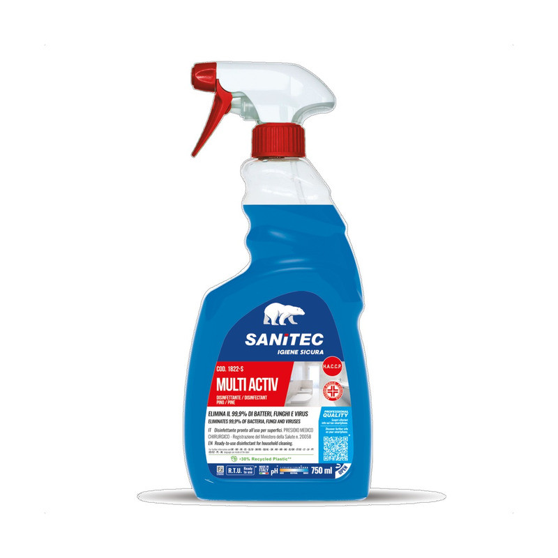 Disinfettante superfici PMC Sanitec Multi Activ Pino 750 ml