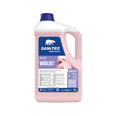 Detersivo lana e delicati Sanitec Wooldet 5 L
