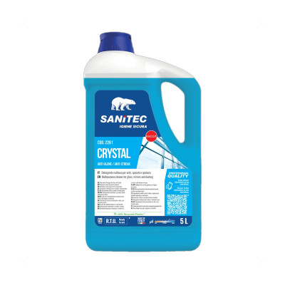 Detergente vetri e spolvero Sanitec Crystal 5 L