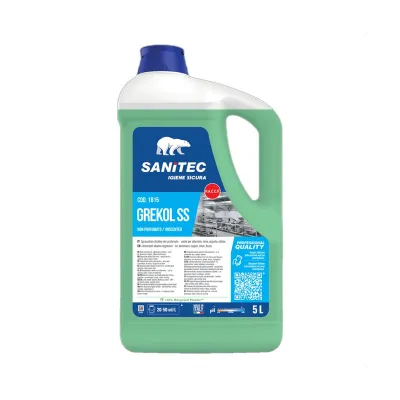 Sgrassatore alcalino non profumato Sanitec Grekol SS 5 L