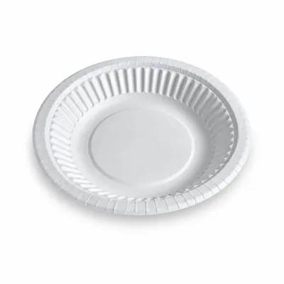 Piatti fondi compostabili in cartoncino Ø 19 cm 400 ml - 20 pz