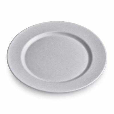 Piatti piani compostabili in polpa di cellulosa Ø 27 cm - 50 pz