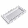 Vassoi rettangolari compostabili 26x13 cm - 50 pz