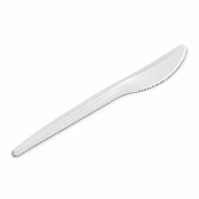 Coltelli compostabili in bioplastica avorio 16 cm - 50 pz